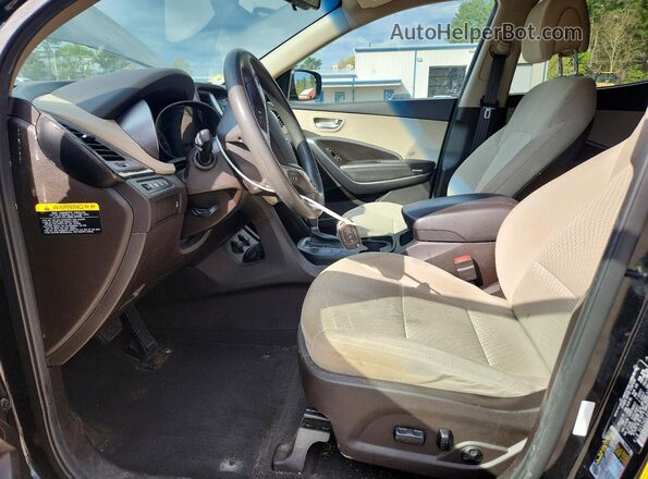 5XYZUDLB0HG389079 2017 HYUNDAI SANTA Black 