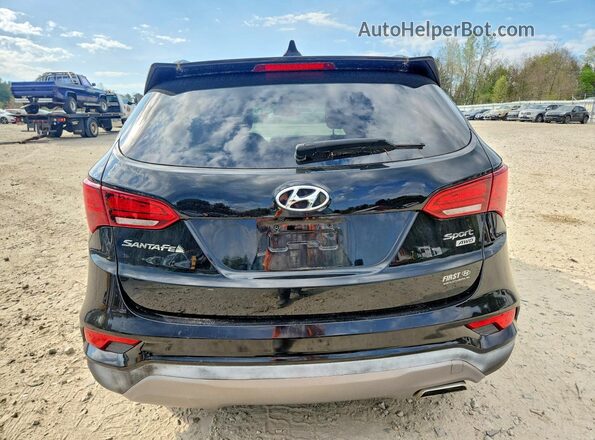 5XYZUDLB0HG389079 2017 HYUNDAI SANTA Black 