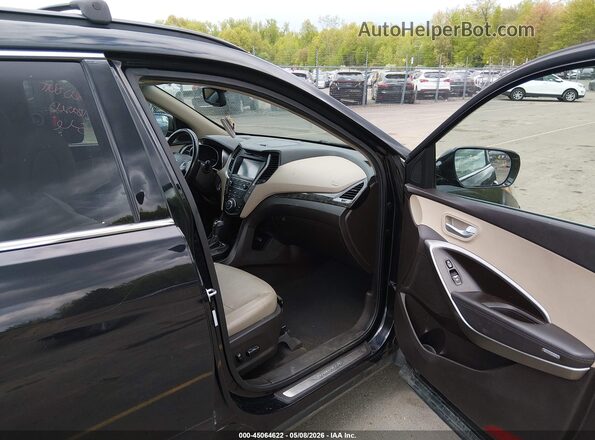 5XYZUDLB1HG408979 2017 HYUNDAI SANTA FE SPORT Black წინა სალონის ხედი