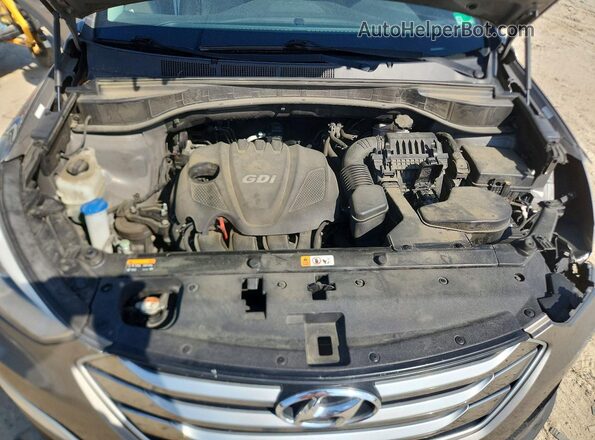 5XYZUDLB2GG332171 2016 HYUNDAI SANTA Желто-коричневый Вид подкапотного пространства