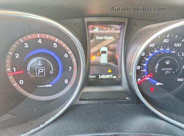 5XYZUDLB2GG332171 2016 HYUNDAI SANTA Желто-коричневый Вид щитка приборов