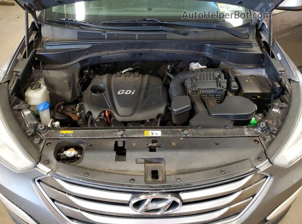 5XYZUDLB3GG332633 2016 HYUNDAI SANTA Gray 
