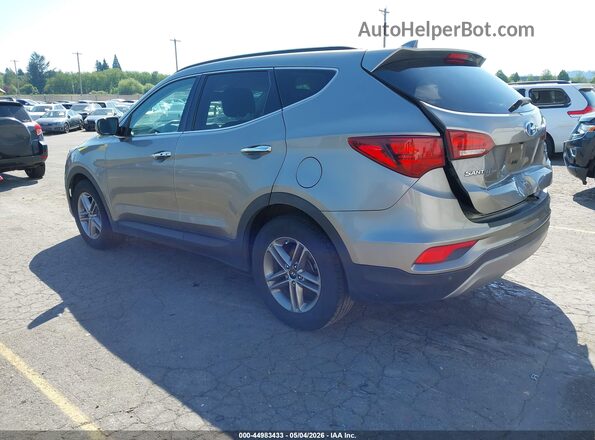 5XYZUDLB3HG409695 2017 HYUNDAI SANTA FE SPORT Silver Trasero izquierdo