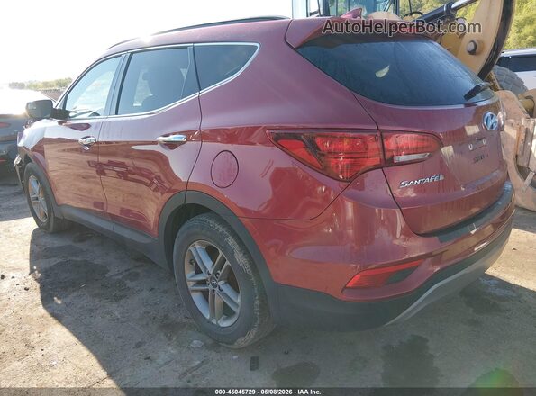5XYZUDLB3JG507826 2018 HYUNDAI SANTA FE SPORT Red უკანა მარცხენა