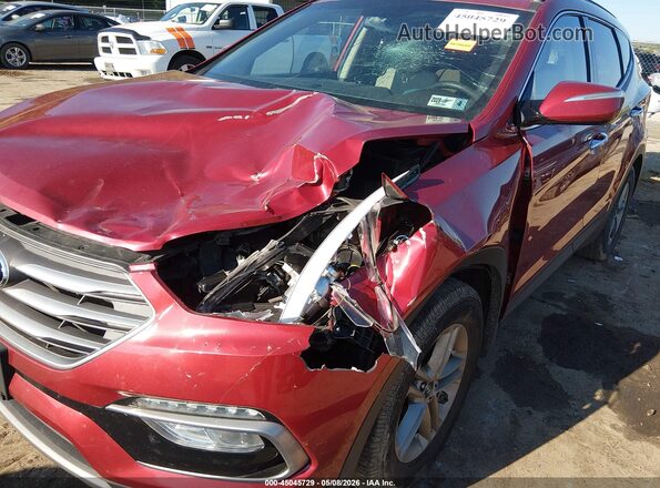 5XYZUDLB3JG507826 2018 HYUNDAI SANTA FE SPORT Red წინა ხედი