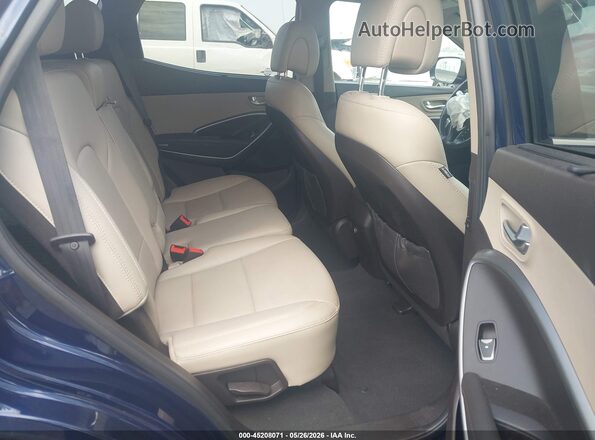 5XYZUDLB3JG560980 2018 HYUNDAI SANTA FE SPORT Blue Вид наклейки з VIN-кодом