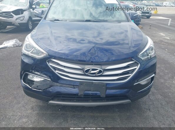 5XYZUDLB3JG560980 2018 HYUNDAI SANTA FE SPORT Blue Вид спереду