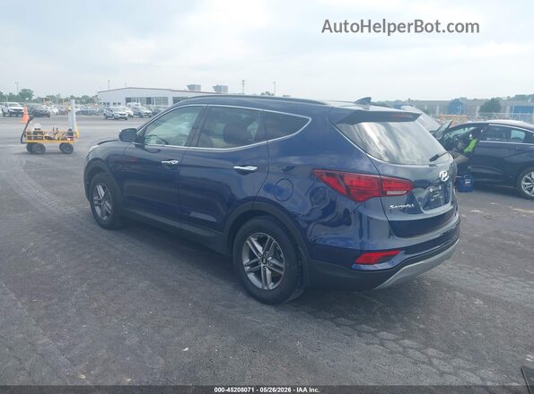 5XYZUDLB3JG560980 2018 HYUNDAI SANTA FE SPORT Blue Задня ліва чверть