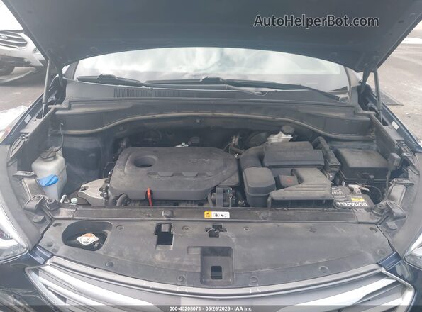 5XYZUDLB3JG560980 2018 HYUNDAI SANTA FE SPORT Blue Вид ззаду