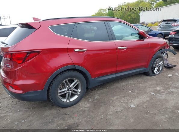 5XYZUDLB4HG381177 2017 HYUNDAI SANTA FE SPORT Red უკანა მარჯვენა