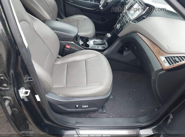 5XYZUDLB5JG537202 2018 HYUNDAI SANTA FE SPORT Black Вид салону спереду