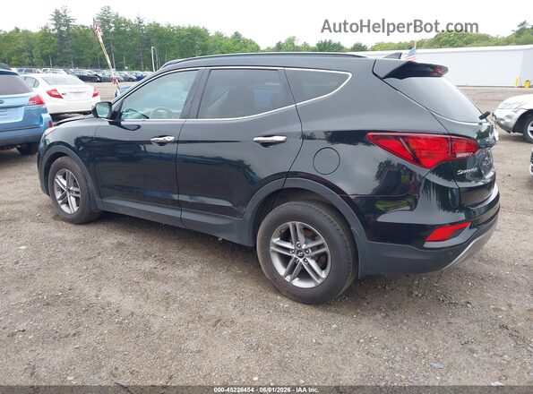 5XYZUDLB5JG537202 2018 HYUNDAI SANTA FE SPORT Black Задня ліва чверть