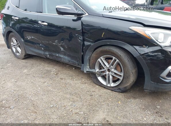 5XYZUDLB5JG537202 2018 HYUNDAI SANTA FE SPORT Black Вид спереду