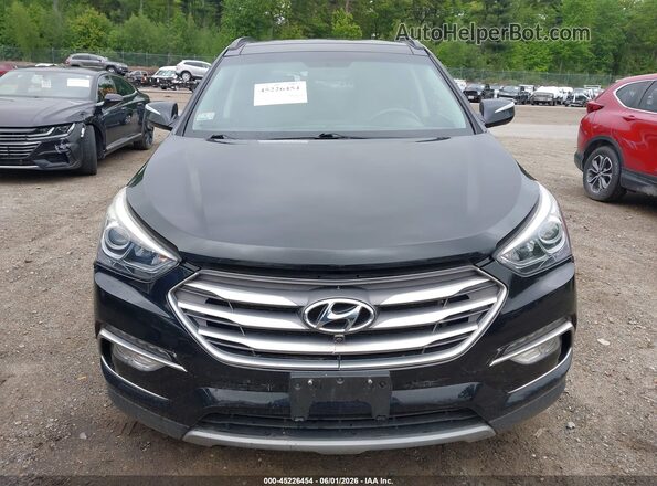 5XYZUDLB5JG537202 2018 HYUNDAI SANTA FE SPORT Black Вид щитка приладів