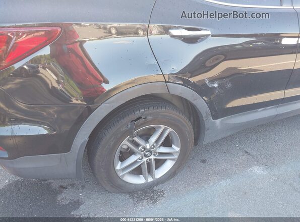 5XYZUDLB5JG547406 2018 HYUNDAI SANTA FE SPORT Black Вид спереду