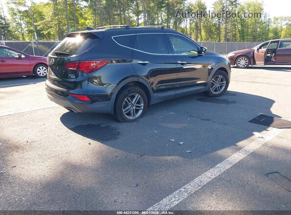 5XYZUDLB5JG547406 2018 HYUNDAI SANTA FE SPORT Black Задня права чверть
