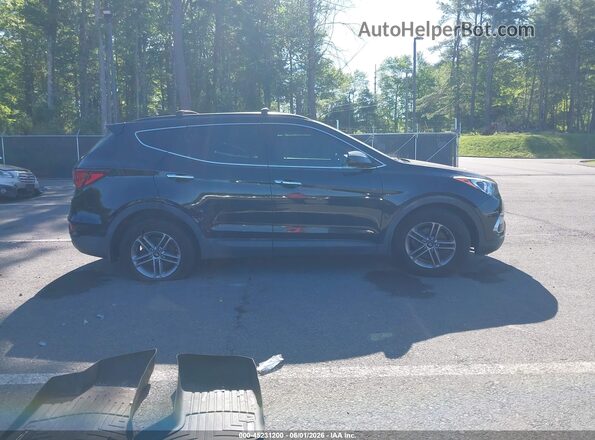 5XYZUDLB5JG547406 2018 HYUNDAI SANTA FE SPORT Black Вид задньої частини салону