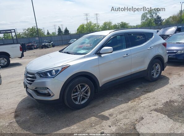 5XYZUDLB7HG425740 2017 HYUNDAI SANTA FE SPORT Silver Vista tres cuartos delantera izquierda