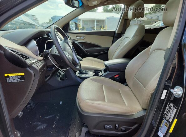 5XYZUDLB7HG484903 2017 HYUNDAI SANTA Black 