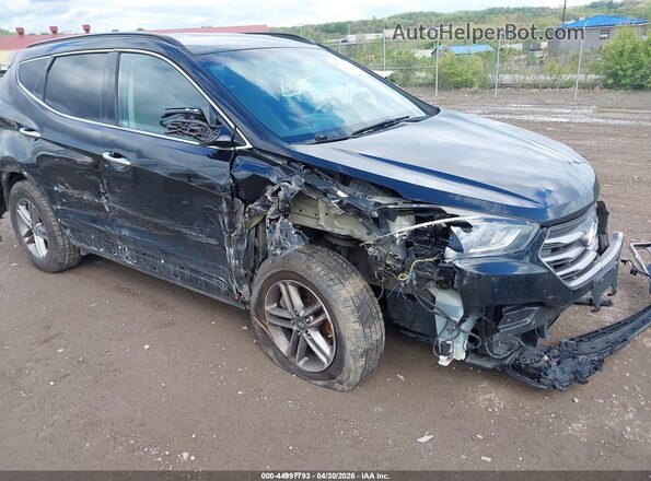 5XYZUDLB8HG382803 2017 HYUNDAI SANTA FE SPORT Black Դիմացի տեսք