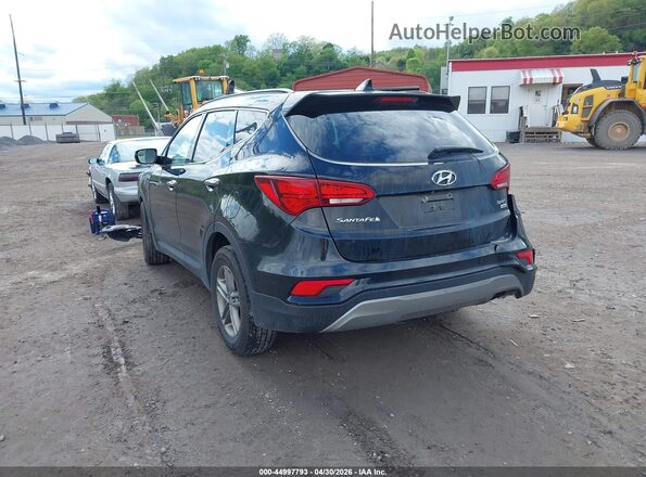 5XYZUDLB8HG382803 2017 HYUNDAI SANTA FE SPORT Black Հետևի ձախ