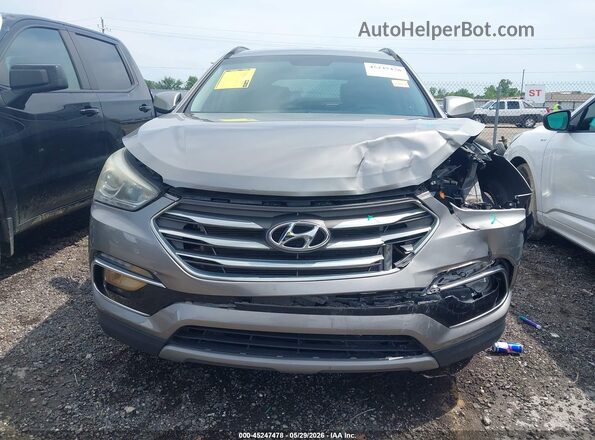 5XYZUDLB8HG387919 2017 HYUNDAI SANTA FE SPORT Серебряный Вид щитка приборов
