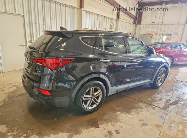 5XYZUDLB9JG567285 2018 HYUNDAI SANTA Black უკანა მარჯვენა
