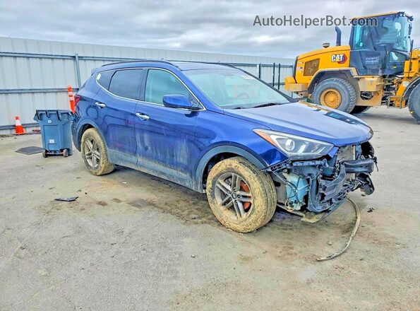 5XYZUDLBXHG484667 2017 HYUNDAI SANTA Blue Przód prawy