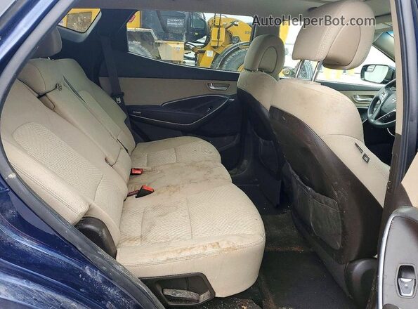 5XYZUDLBXHG484667 2017 HYUNDAI SANTA Blue Widok tylnych siedzeń