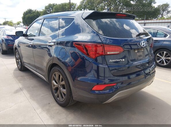 5XYZW4LA0HG493301 2017 HYUNDAI SANTA FE SPORT Navy უკანა მარცხენა