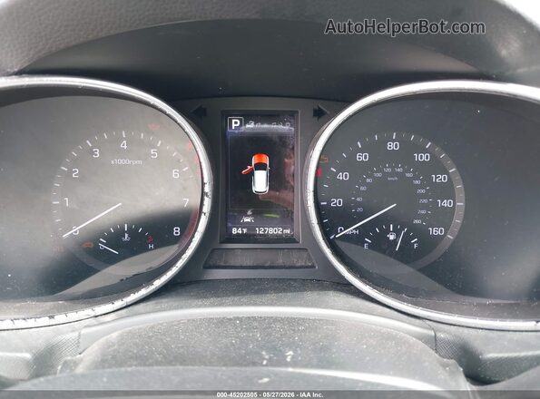 5XYZW4LA2JG517751 2018 HYUNDAI SANTA FE SPORT Gray უკანა სავარძლების ხედი
