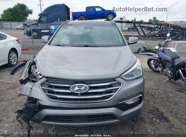 5XYZW4LA2JG517751 2018 HYUNDAI SANTA FE SPORT Gray ხელსაწყოთა პანელის ხედი