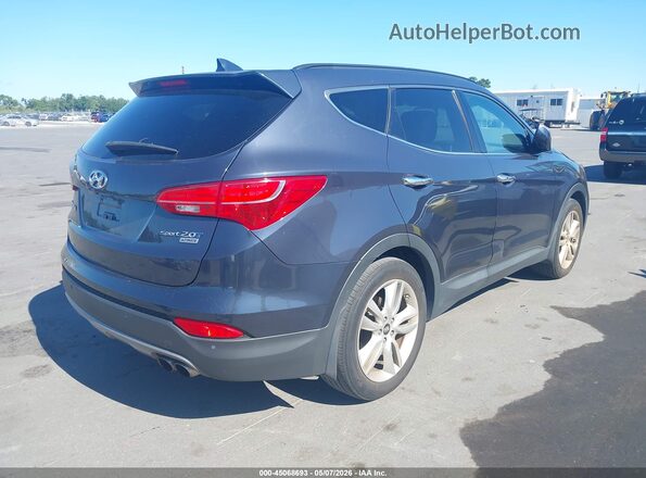 5XYZW4LA3GG348977 2016 HYUNDAI SANTA FE SPORT Navy Задня права чверть