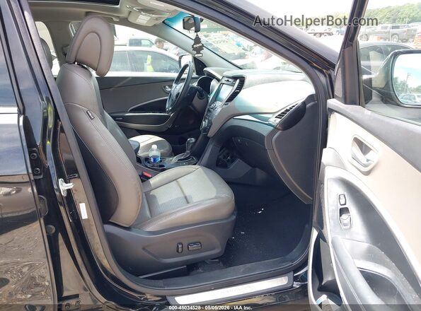 5XYZW4LA7GG309650 2016 HYUNDAI SANTA FE SPORT Черный Вид салона спереди
