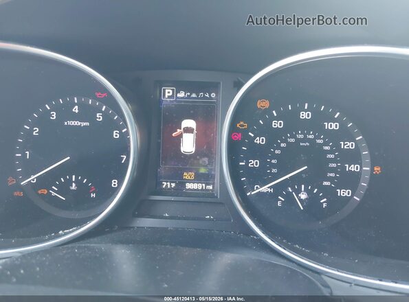 5XYZW4LA7JG516644 2018 HYUNDAI SANTA FE SPORT White Widok tylnych siedzeń