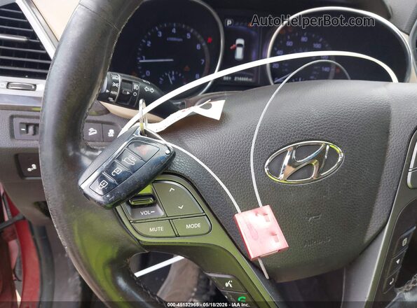 5XYZW4LAXHG458331 2017 HYUNDAI SANTA FE SPORT Red Vista del salpicadero