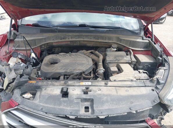 5XYZW4LAXHG458331 2017 HYUNDAI SANTA FE SPORT Red Vista trasera