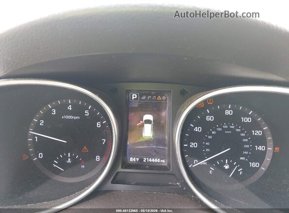 5XYZW4LAXHG458331 2017 HYUNDAI SANTA FE SPORT Red Vista de los asientos traseros
