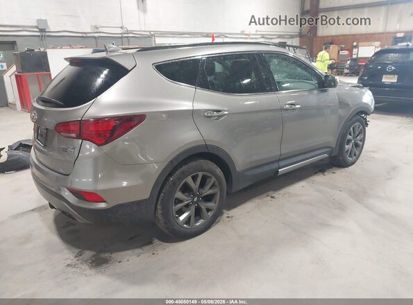 5XYZWDLA0HG477437 2017 HYUNDAI SANTA FE SPORT Pewter Rear right