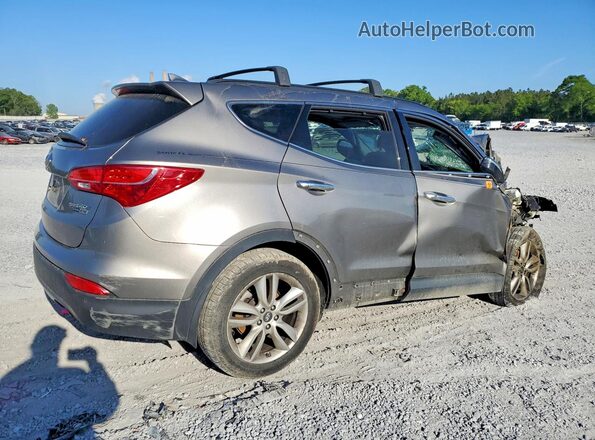 5XYZWDLA2GG306106 2016 HYUNDAI SANTA Серебряный Задняя правая четверть