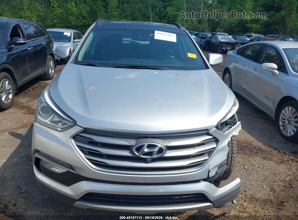 5XYZWDLA2HG444486 2017 HYUNDAI SANTA FE SPORT Silver ხელსაწყოთა პანელის ხედი