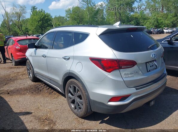 5XYZWDLA2HG444486 2017 HYUNDAI SANTA FE SPORT Silver უკანა მარცხენა