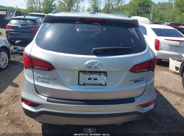 5XYZWDLA2HG444486 2017 HYUNDAI SANTA FE SPORT Silver 