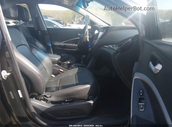 5XYZWDLA4GG331900 2016 HYUNDAI SANTA FE SPORT Черный Вид салона спереди