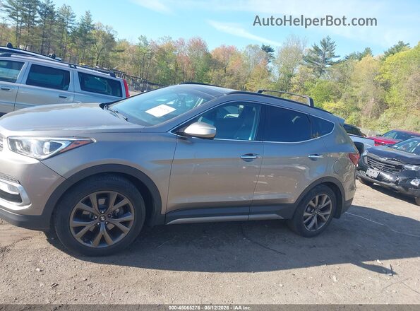 5XYZWDLA4JG563548 2018 HYUNDAI SANTA FE SPORT Tan 