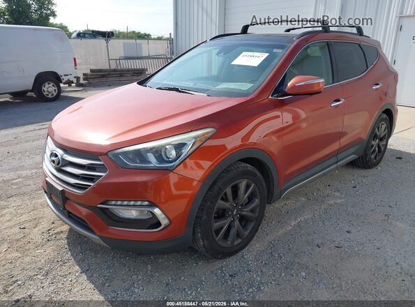 5XYZWDLA6HG477247 2017 HYUNDAI SANTA FE SPORT Orange Przód lewy