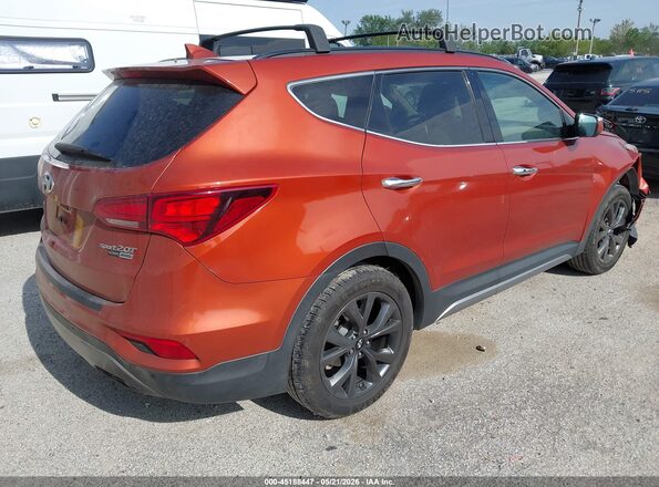 5XYZWDLA6HG477247 2017 HYUNDAI SANTA FE SPORT Orange Tył prawy