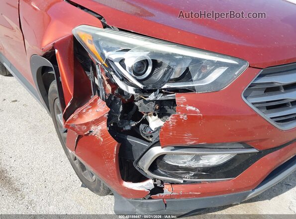 5XYZWDLA6HG477247 2017 HYUNDAI SANTA FE SPORT Orange Widok z przodu