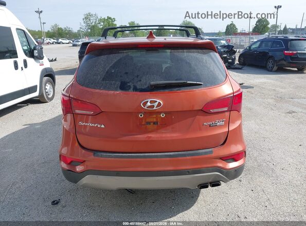 5XYZWDLA6HG477247 2017 HYUNDAI SANTA FE SPORT Orange 