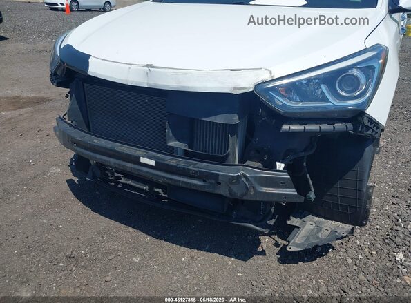 5XYZWDLA7HG456472 2017 HYUNDAI SANTA FE SPORT Белый Вид спереди